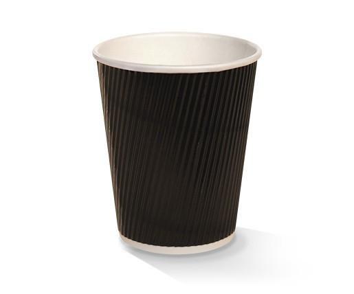 8oz TW Takeaway Coffee Cup - Black - 500pcs